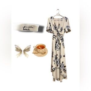 🌿 Tua Plus Boho Hi-Lo Floral Dress – Size 3XL (Fits Like XL) 🌿